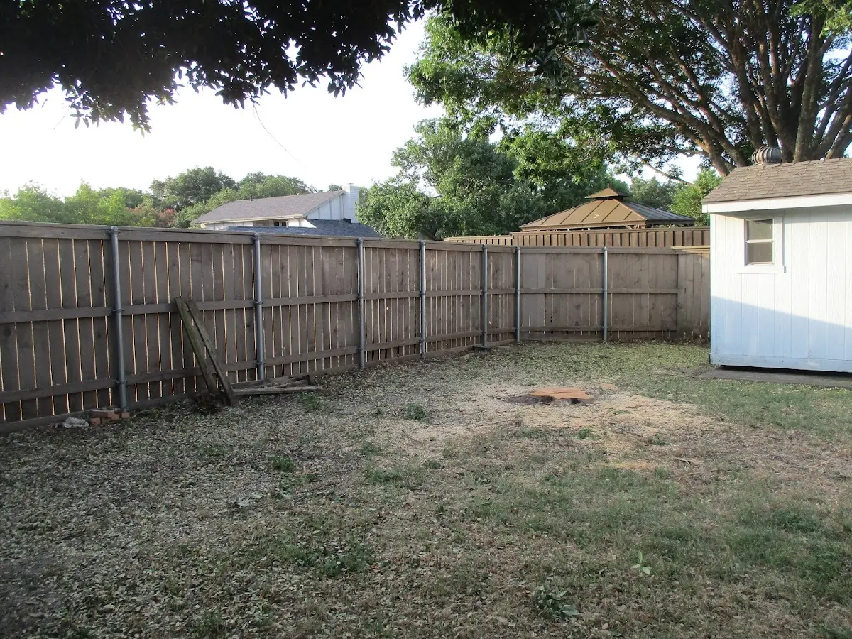 Cleared yard after professional tree removal in Westbrookville